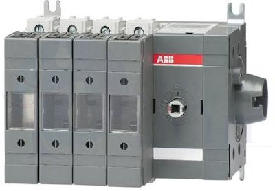 Рубильник OS63GDS40N1 без ручки под предохранители DIN-000 ABB 1SCA115965R1001