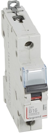 Автомат 1P 16А DX3 (16 кА, B) Legrand 408872