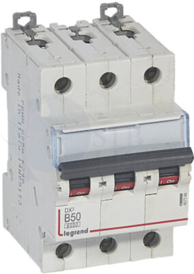 Автомат 3P 50А DX3 (6 кА, B) Legrand 407566