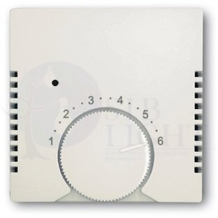 Плата центральная (накладка) для терморегулятора 1094 U, 1097 U, серия Basic 55, цвет chalet-white