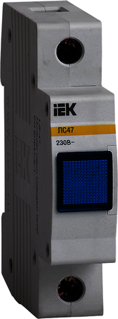 Сигнальная лампа ЛС-47 (синяя) (неон) ИЭК IEK MLS10-230-K07