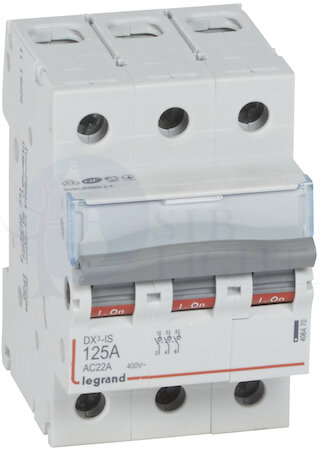 DX3 IS Рубильник 3P 125A Legrand 406470