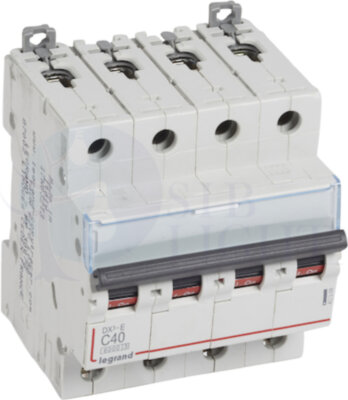 Автомат 4P 40А DX3-E (6 кА, C) Legrand 407309