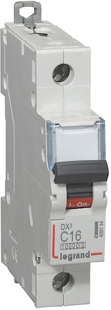 Автомат 1P 16А DX3 (16 кА, C) Legrand 409114