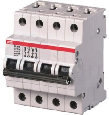 Автомат 4P 25А M200 (25 кА, K) ABB 2CDA284799R0251