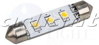 Автолампа ARL-F42-3E White (10-30V, 3 LED 2835)