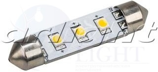 Автолампа ARL-F42-3E White (10-30V, 3 LED 2835)