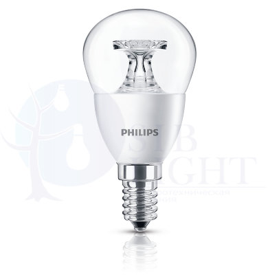 Светодиодная лампа Philips E14 4W = 25W теплый свет EyeComfort арт. 929001142307