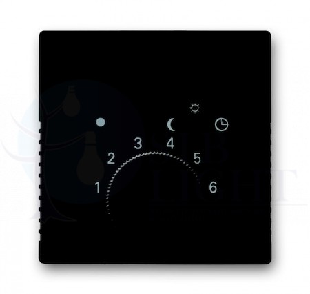 Плата центральная (накладка) для терморегулятора 1094 U, 1097 U, серия Basic 55, цвет chateau-black