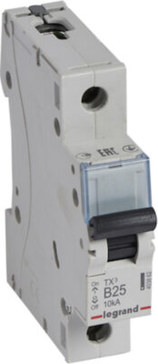 Автомат 1P 25А TX3 (10 кА, B) Legrand 403862
