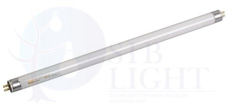 Лампа люминесцентная линейная ЛЛ-16/8 Вт (G5, 4000 К, 288мм) IEK LSL14-16-G5-08