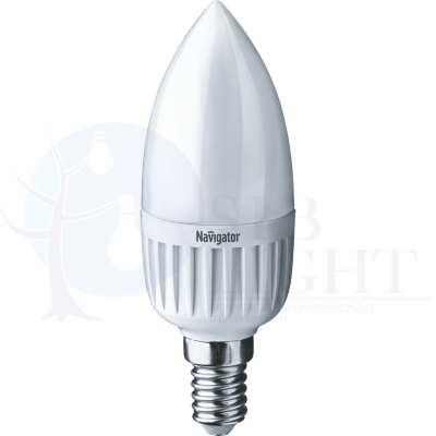 Светодиодные лампы формы «свеча» NLL-C/FC NLL-P-C37-5-230-4K-E14-FR