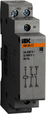 Контактор модульный КМ20-20 AC IEK MKK10-20-20