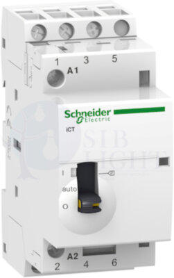 МОДУЛЬНЫЙ КОНТАКТОР С РУЧНЫМ УПРАВЛЕНИЕМ iCT25A 3Н Schneider Electric A9C21833