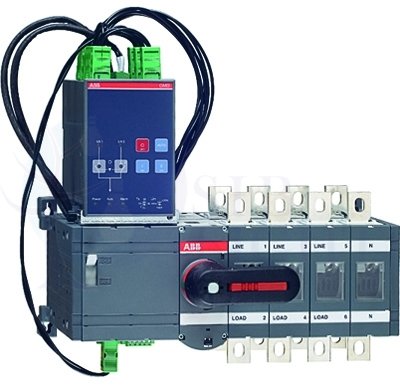 Реверсивный рубильник OTM1000E4C3D230C 4-полюсный с блоком АВР OMD300 ABB 1SCA112852R1001