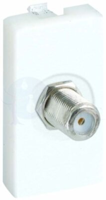 Connect Графит Плата с разъёмом SAT мама , пайка, 22,5х45мм Simon K102C-14