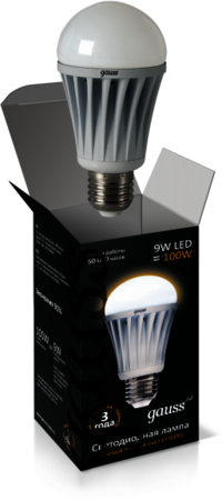 Лампа Gauss LED Globe 9W 2700K 1/50