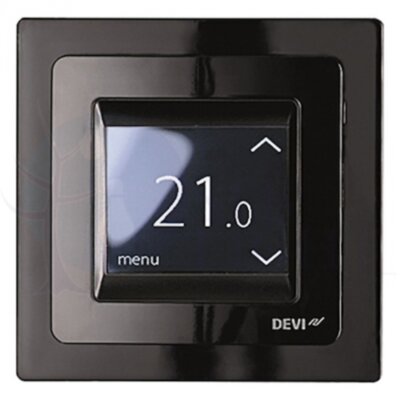 Терморегулятор reg Touch с комб. датчиков, черный DEVI 140F1069