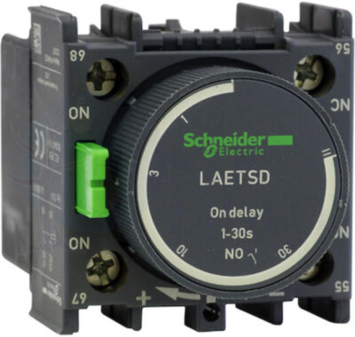ДОПОЛ КОНТ БЛОК C ВЫДЕРЖ НА ВКЛ 0,1-30C Schneider Electric LAETSD