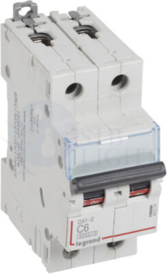 Автомат 2P 6А DX3-E (6 кА, C) Legrand 407274