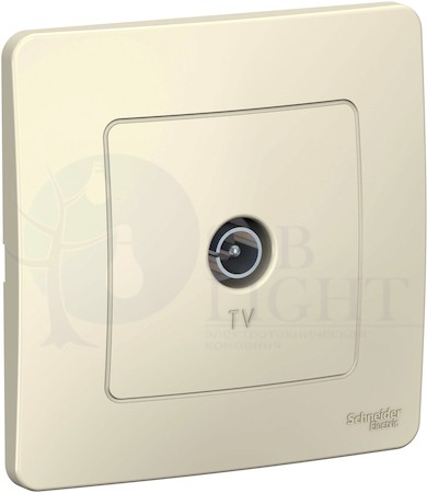 Розетка телевизионная Blanca (TV, в сборе, с/у, молоко) Schneider Electric BLNTS000012