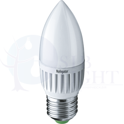 Светодиодные лампы формы «свеча» NLL-C/FC NLL-P-C37-5-230-2.7K-E27-FR
