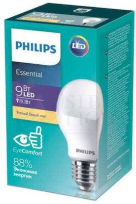 Лампа светодиодная ESS LEDBulb 9Вт E27 3000К 230В 1CT/12 RCA Philips 929001899887 / 871869682204300