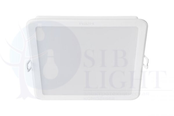Светильник встраиваемый светодиодный Philips Meson 13Вт, 125мм, квадратный, холодный белый свет арт. 915005748501