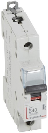 Автоматический выключатель 1 полюс, 40А, B, 10 кА Legrand 407436