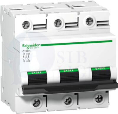 Автоматический выключатель 3 полюса, 80А, D, 15 кА Schneider Electric A9N18512
