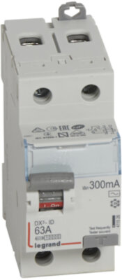Выключатель дифференциального тока 2P 63А 0.3А DX3 (тип AC) Legrand 411526