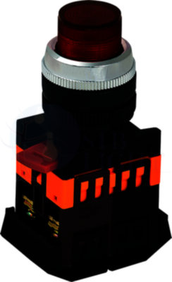 Кнопка ABLFP-22 красный d22мм неон/240В 1з+1р IEK BBT20-ABLFP-K04