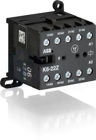 Миниконтактор K6-22-Z 3A (400В AC3) катушка 220В АС ABB GJH1211001R8220