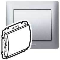 Заглушка Galea Life (под рамку, с/у, aluminium) Legrand 771378