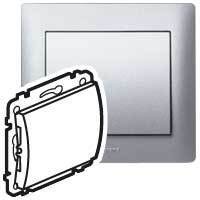 Заглушка Galea Life (под рамку, с/у, aluminium) Legrand 771378