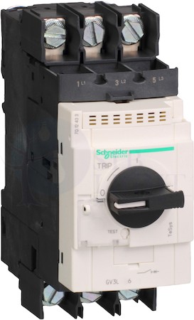 GV3 АВТОМАТ С МАГН. РАСЦЕП. 40 A С ЗАЖИМАМИ ПОД КОЛЬЦЕВОЙ НАКОНЕЧНИК Schneider Electric GV3L406