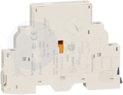 ДОПОЛНИТЕЛЬНЫЕ КОНТАКТЫ МГНОВЕННОГО ДЕЙСТВИЯ НО+НЗ Schneider Electric GVAN11