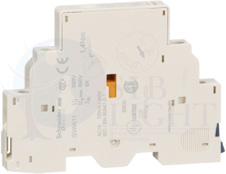 ДОПОЛНИТЕЛЬНЫЕ КОНТАКТЫ МГНОВЕННОГО ДЕЙСТВИЯ НО+НЗ Schneider Electric GVAN11