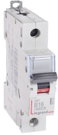 Автомат 1P 16А DX3 (6 кА, B) Legrand 407432