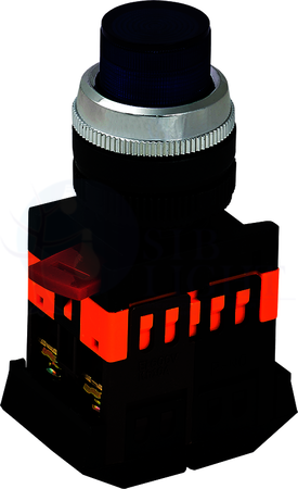 Кнопка ABLFP-22 синий d22мм неон/240В 1з+1р IEK BBT20-ABLFP-K07
