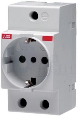 Розетка щитовая 2Р+N 16A M1173 ABB 2CSM110000R0701