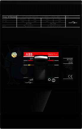 Выключатель-разъединитель XT4D 250 3p F F ABB 1SDA068212R1