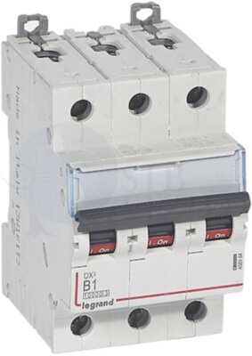 Автомат 3P 1А DX3 (16 кА, B) Legrand 408984