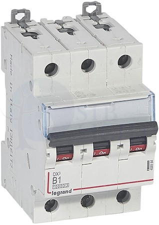 Автомат 3P 1А DX3 (16 кА, B) Legrand 408984