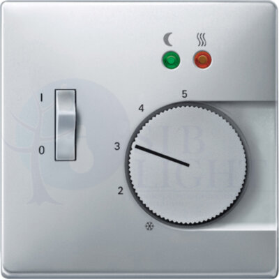 Терморегулятор для теплых полов Artec (10 А, 230 В, под рамку, с/у, алюминий) Schneider Electric MTN537560