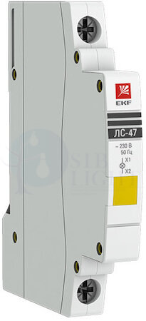Лампа сигнальная ЛС-47 жел. PROxima EKF mdla-47-y-pro