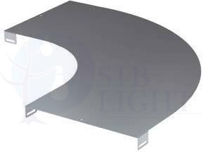 Крышка на угол горизонтальный 90?, основание 500, R300 DKC ДКС LK0053