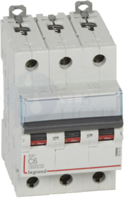 Автомат 3P 6А DX3 (10 кА, C) Legrand 407855
