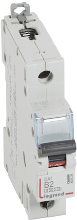 Автомат 1P 2А DX3 (10 кА, B) Legrand 407426