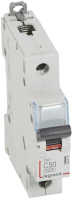 Автомат 1P 50А DX3 (10 кА, C) Legrand 407675